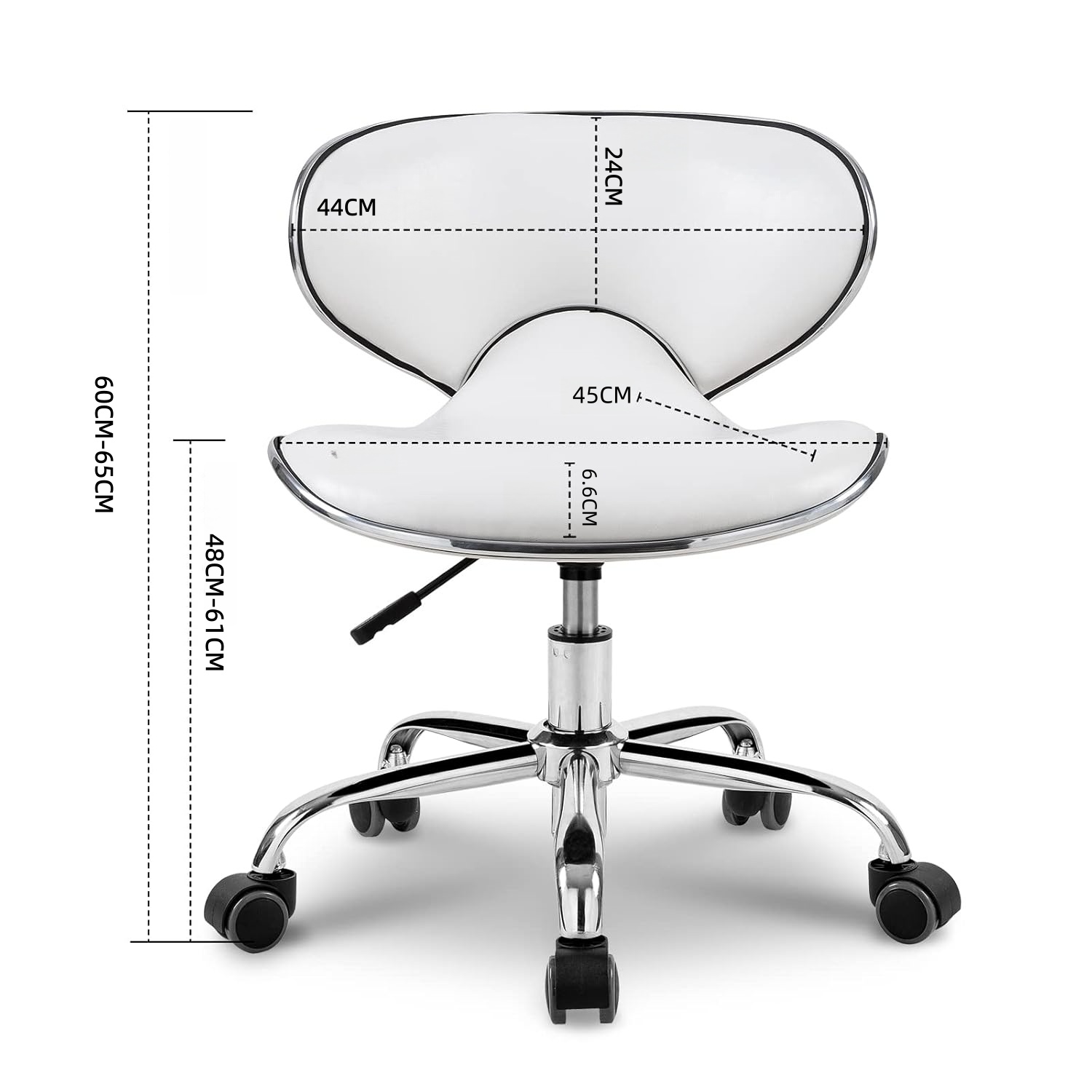 Office Tech Typing - Fotel do pedicure dla stylistki paznokci,