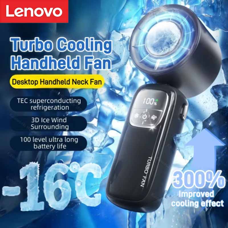 Office Of Tech - Przenośny składany wentylator USB Lenovo 30000RPM,