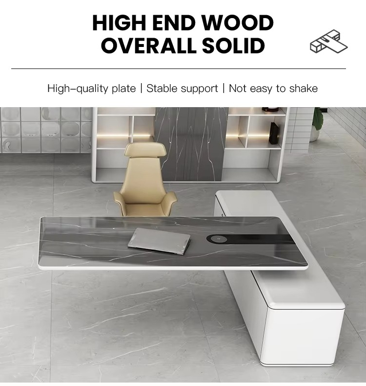 Office Tech Furniture - Luksusowy, nowoczesny, nordycki zestaw mebli do