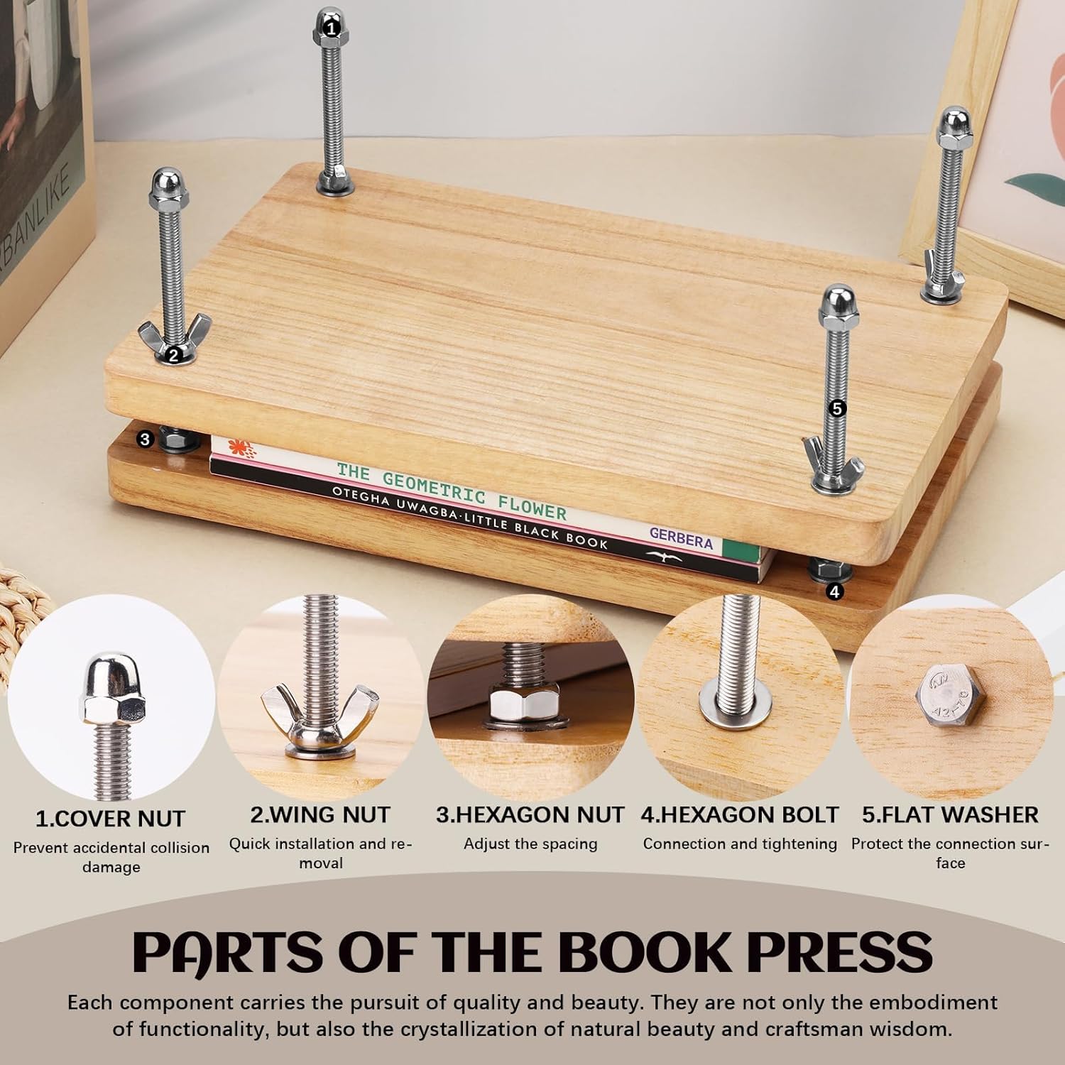 Drewniana prasa do książek, na – Binding Machine Comb recenzja i cena