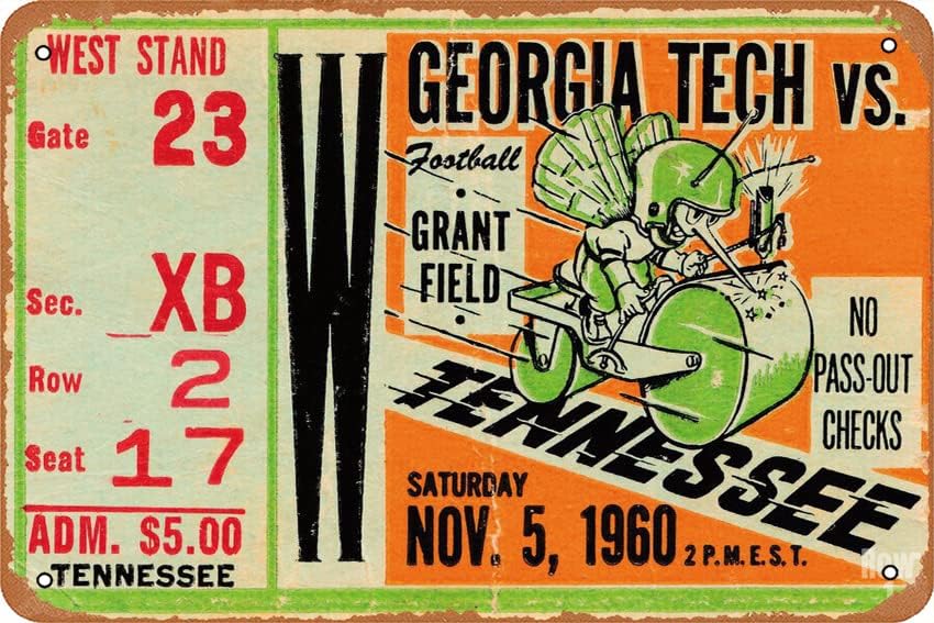 Plakat z 1960 r.: GEORGIA TECH – Office Tech Decor recenzja i cena